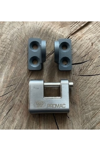 Prm Otomatik Kapı Asma Kilit Takma Aparatı Asma Kilitli Halka Antrasit