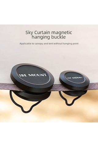 Pazly Dayanıklı Kamp Askısı - Güçlü Mıknatıslı Çadır, Lamba Asma Kancası Pratik Çok Renkli