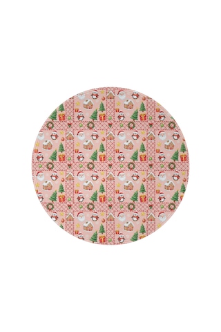 Noel Desenli 60 İnç Yuvarlak Flanel Battaniye, Yetişkin Ve Çocuk İçin, Yumuşak, Rahat Ve Hafif Noel Baba Noel Penguen