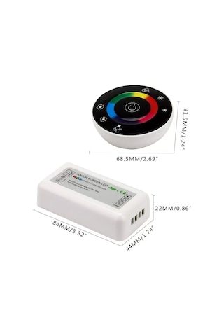 Rgb Led Dokunmatik (Touch) Rf Kumanda+Kontrol Paneli 12V-24V-18A
