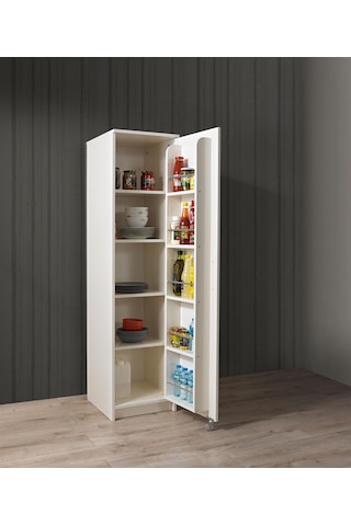 Çok Amaçlı Tekli Kiler Erzak Dolabı 45x52x180cm 001