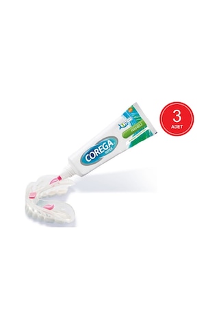 Corega Super Naneli Diş Protezi Yapıştırıcı Krem 3 x 40 G