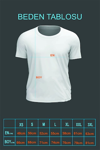 Bluu He-Art Spor T-Shirt Bisiklet Yaka