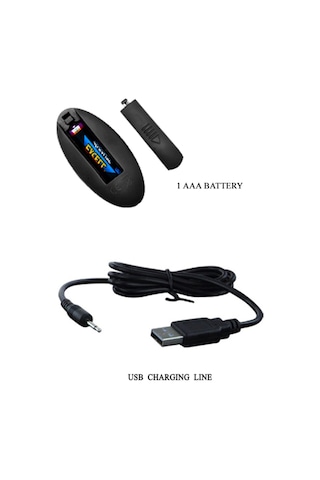 River World 4 Titreşimli Uzaktan Kumandalı Geri İleri Hareket Edebilen A Nal Tıkaç