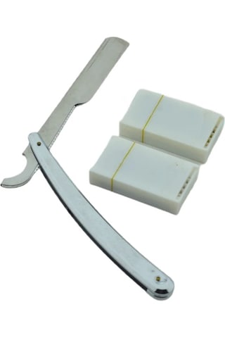 Sedef Krom Tıraş Usturası + Tam Jilet 10'lu