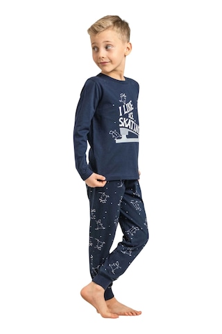 Rolypoly Rp3864g Baba Oğul Uzun Kol Pijama Takım Oğul Lacivert