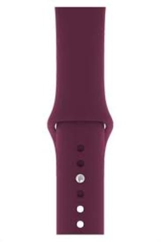 Apple Uyumlu Watch Silikon Kordon 38-40-41mm Bordo