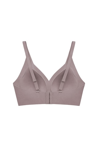 Cottonill Seamless Bra - Velora Kahverengi Lazer Kesim Balensiz Rib Dokulu Dikişsiz Kadın Sütyen