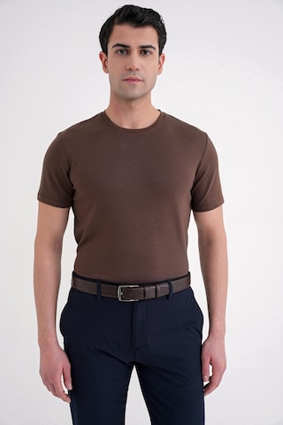 Efor Ts 885 T-shırt Comfort Kakao Casual Kakao