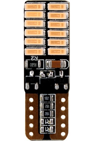 Eraks Dipsiz T10 Park Ledi 24 Smd Led İç Tavan Turuncu Park Plaka Ledi