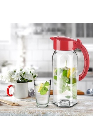 Hubrendy Çer Cam Sürahi 1500 Ml