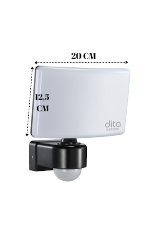 10 Adet Dita Pr130nw 30w 4000k Günışığı 2200 Lümen Sensörlü Led Projektör