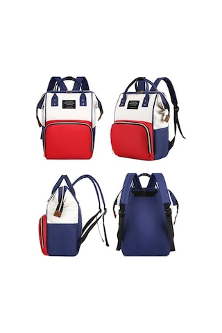 Novahub Moveevo Anne-baba İçin Çok Fonksiyonlu Su Geçirmez Seyahat Sırt Çantası Kırmızı