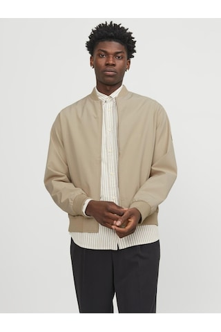 Jack & Jones Erkek Jprccıllusıon Bomber Baharlık Bej Ceket - 12251942 Bej