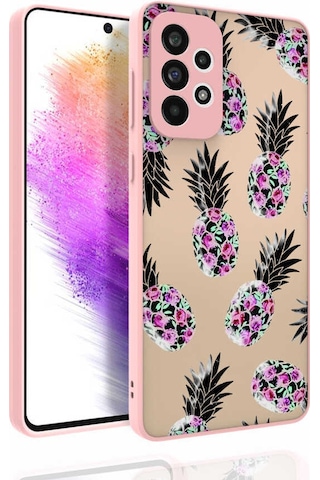 Zore Galaxy Uyumlu A73 Kılıf Desenli Kamera Korumalı Parlak Nora Kapak - No6 No6