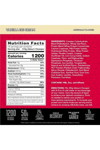 Bsn True Mass 1200 Gainer 4800 G