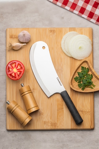 Porsima 3330 Ev Tipi Çok Amaçlı Mutfak Satırı - Salata, Soğan Ve Pizza Doğrama Bıçağı Siyah