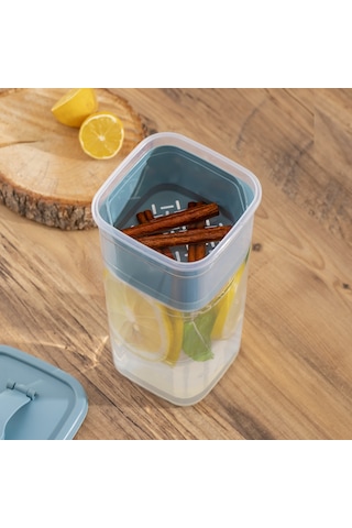 Porsima 06-1109 Detoks Sürahi & Limonluk Şeffaf 1,5 L - Mavi