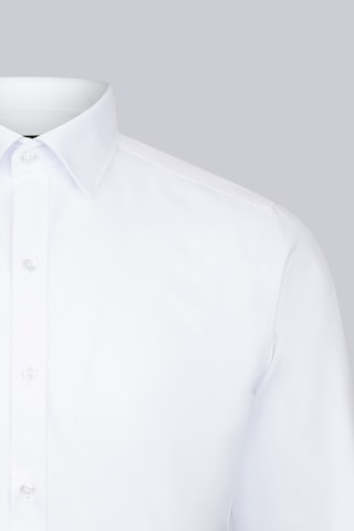 Hatemoğlu Beyaz Slim Fit Desenli Slim Yaka Pamuklu Uzun Kollu Klasik Gömlek 34311 4111993