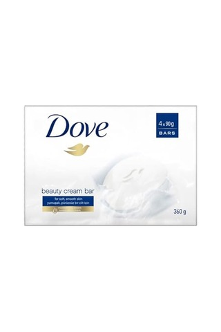 Dove Beauty Cream Bar Katı Güzellik Sabunu Original Nemlendirici Etkili, 4x90 G Acı Badem