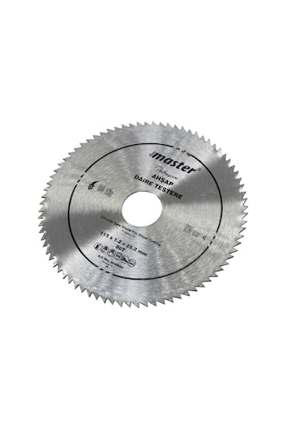 Master 530940 Ahşap Daire Testere Bıçağı 115 Mm 80 Diş Elmassız