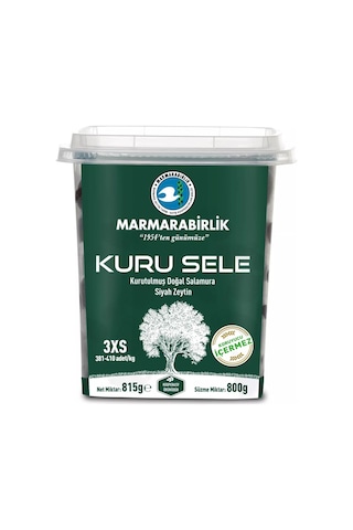 Marmarabirlik Kuru Sele Zeytin 800 Gr 3xs X 2 Adet