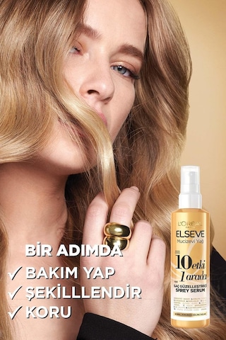 L'Oreal Paris Elseve Mucizevi Yağ Saç Güzelleştirici Sprey Serum 150 ML