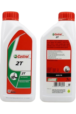 Castrol 2t 2 Zamanlı Motor Yağ 1lt - 12 Adet