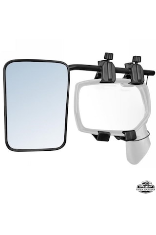 Suga Karavan Yan İlave Geniş Görüş Aynası Dik Yatek Karavan Tekne