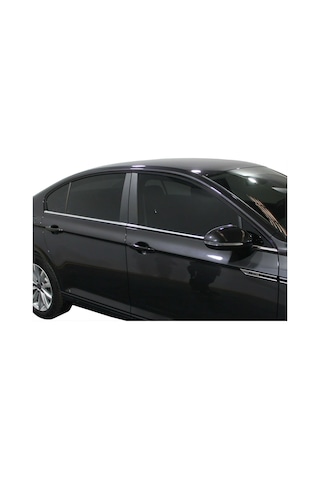 Volkswagen Passat B8.5 Uyumlu 2015 Ve Üzeri Krom Cam Çıtası 4 Parça Paslanmaz Çelik