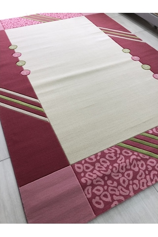 Saray Halı Vizyon Carving 9063 Krem 200X300 Pembe 6 M2 Halı !