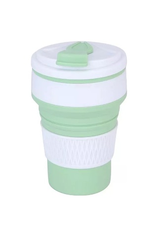 Lucku House Silikon Katlanabilir Bardak Kapaklı 350 Mlbuyer 199946831 Yeşil