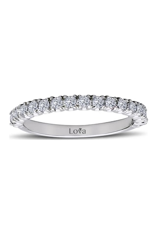 Lova 0,51 Karat Pırlanta Yarımtur Yüzük - 1030144