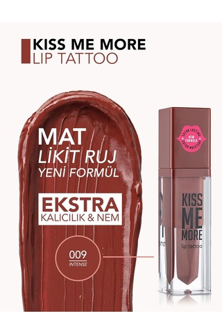 Kiss Me More Yüksek Pigmentli & Mat Bitişli Nemlendirici Likit Ruj Pembe