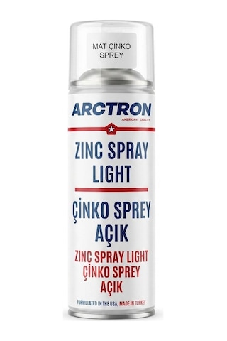 Arctron Çinko - Galvaniz Sprey - Açık 400 Ml Arctron Çinko - Galvaniz Sprey - Açık 400 Ml