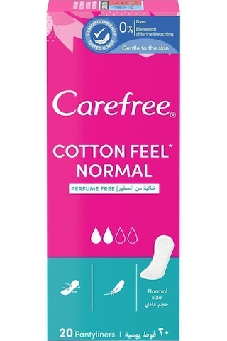 Carefree Refresh Breathable Günlük Ped 20'Li X3