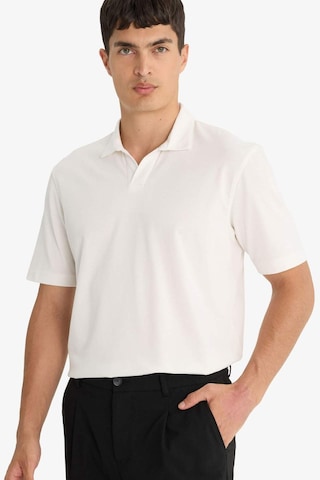 Defacto Regular Fit Polo Yaka Kısa Kollu Tişört F8477ax25auwt32 Beyaz