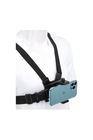 Gplus GP4626PVJ Cep Telefonu  Aksiyon Kamera Uyumlu Düşmez Dayanıklı Vlog Video Çekim Göğüs Kemeri