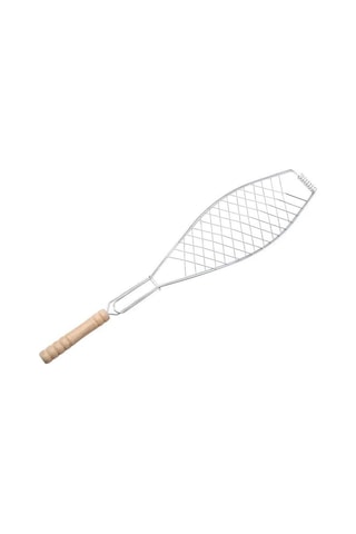 Kızarmış Balık Ve Sebzeler İçin Katlanabilir Saplı Izgara Sepeti, Esnek, Yapışmaz, Açık Hava Izgara Aracı, Hamburgerler İçin Taşınabilir Izgara Filesi