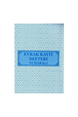 Evrak Kayıt Defteri Numaralı 22x32 Gelen - Giden 40 Yaprak Artlantis Evrak Kayıt Defteri Karton Kapak 1 Adet