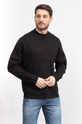 Armani Exchange Armani Bisiklet Yaka Sweat Siyah