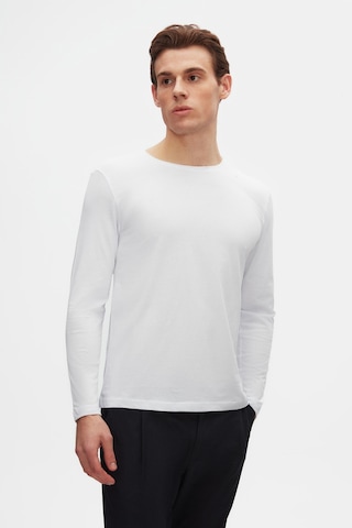 Ds Damat Slim Fit Beyaz Bisiklet Yaka %100 Pamuk Nefes Alabilen Uzun Kollu Body T-shirt 4hc14ort0007m 801