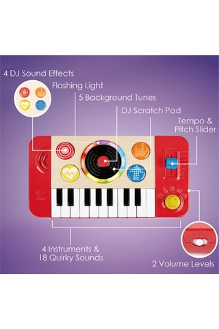 Hape Dj Mix & Spin Studio Oyuncak Müzik Aleti