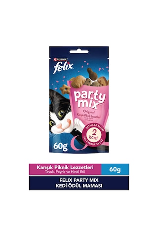 Felix Party Mix Karışık Piknik Lezzetleri Kedi Ödül Maması