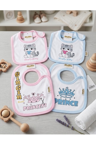 Bebek Mama Önlük Mavi Bebek Mama Önlük Mavi