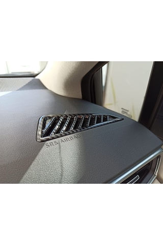 Toyota Corolla Uyumlu 2019-2022 Ön Menfez Kaplama Karbon (422669838)