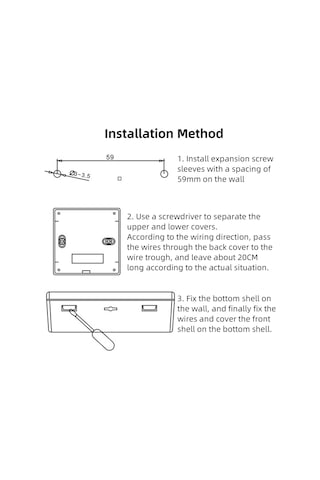 Mufunye Beyaz Işıklı Lcd Ekranlı, Dokunmatik Tuşlu, 5+2 Haftalık Programlanabilir, Çocuk Kilidi Ve Düşük Sıcaklık Korumalı, Pilli Kombi Termostati Piller Dahil Değil