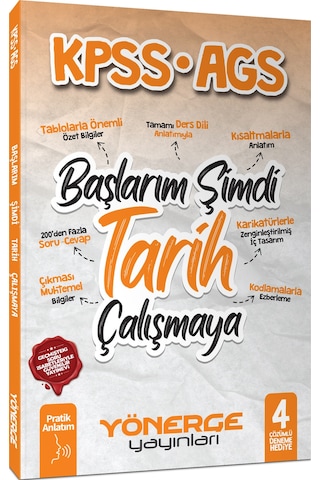 2026 Kpss Ags Başlarım Şimdi Tarih Çalışmaya Pratik Anlatımlı 4 Deneme Hediye