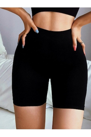 Mistirik Kadın 3 Bölge Etkili Paçalı Korse Siyah Renk Siyah