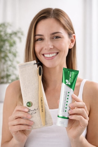 Dental Kit - Opalescence Cool Mint Beyazlatıcı Diş Macunu 133 Gr + Bambu Diş Fırçası
